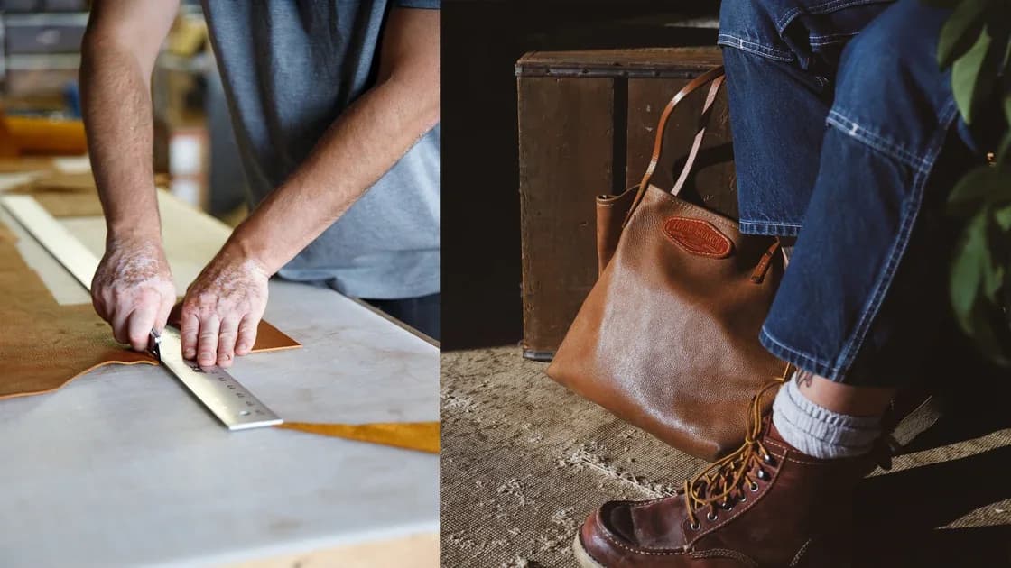 Leatherworking and a finished bag from The Local Branch